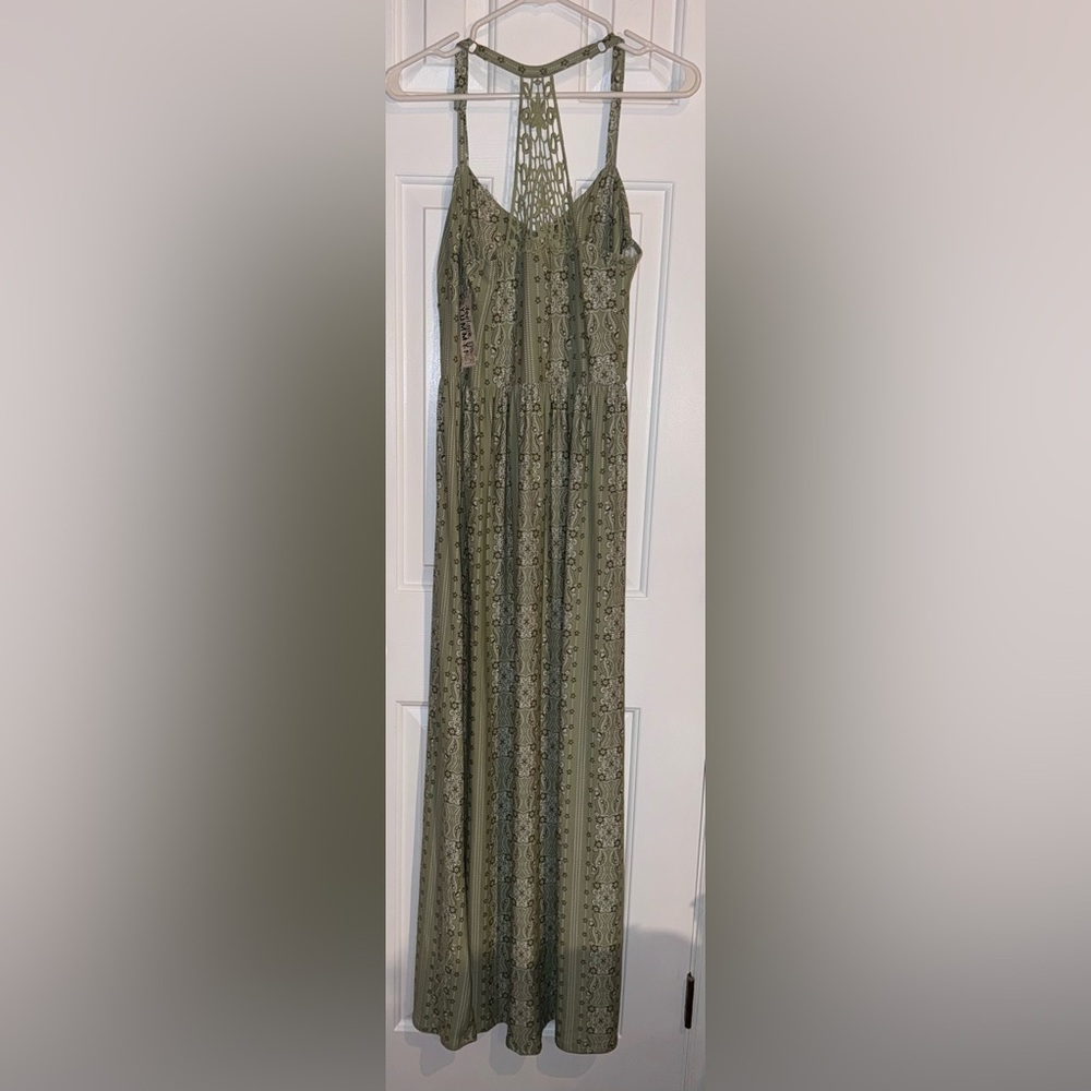 Derek Heart Sooo Soft Mint Green Long Maxi Dress, Size Large - Picture 6 of 12